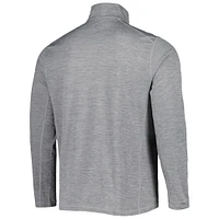 Men's Vineyard Vines Gray Clemson Tigers Sankaty Quarter-Zip Sweatshirt