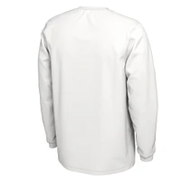 Nike  White Clemson Tigers 2023 On Court Bench Long Sleeve T-Shirt