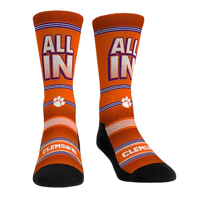 Rock Em Socks Clemson Tigers Team Slogan Crew