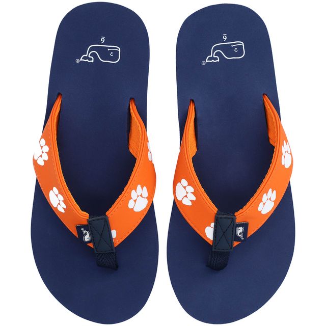 Vineyard Vines Orange Clemson Tigers Tongs