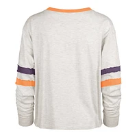 Women's '47 Oatmeal Clemson Tigers All Class Lena Long Sleeve T-Shirt