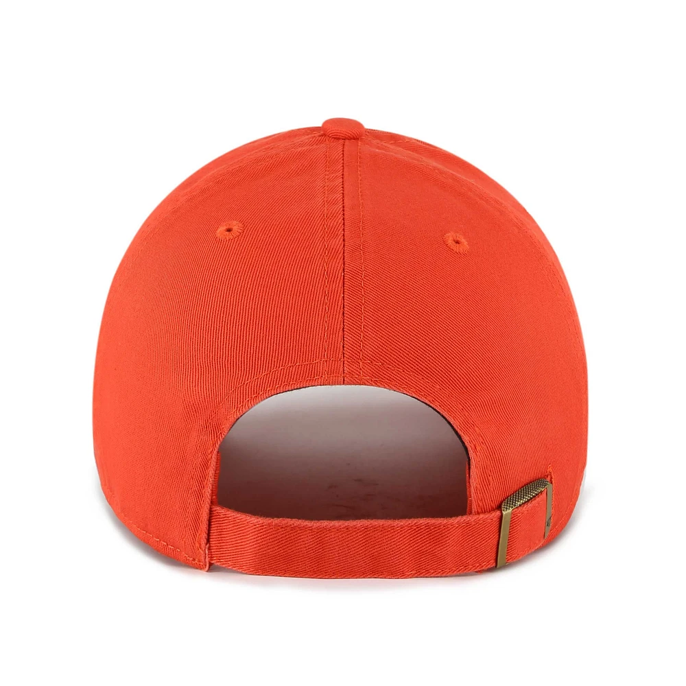 Women's '47 Orange Clemson Tigers Phoebe Clean Up Adjustable Hat