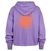 Sweat à capuche violet Luminance Dot Venice pour femme '47 Clemson Tigers