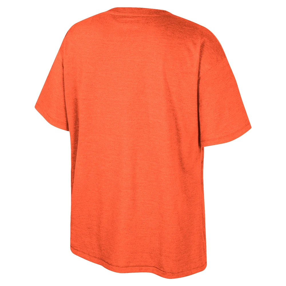 Women's Colosseum x Wrangler Orange Clemson Tigers Lasso Oversized T-Shirt