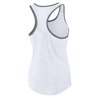 Women's Fanatics Ash Clemson Tigers Fuel Racerback Tank Top