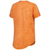 Women's Pressbox Orange Clemson Tigers Southlawn Sun-Washed T-Shirt
