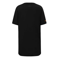 Women's Pro Standard Black Clemson Tigers Tonal Neutral Mini T-Shirt Dress
