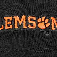 Women's Pro Standard Black Clemson Tigers Tonal Neutral Mini T-Shirt Dress