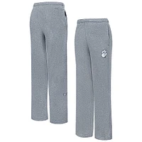 Women's Pro Standard Heather Charcoal Clemson Tigers Tonal Neutral Relaxed Fit Fleece Sweatpants