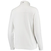 Women's Vineyard Vines White Clemson Tigers Shep Shirt 2.0 Quarter-Zip Jacket