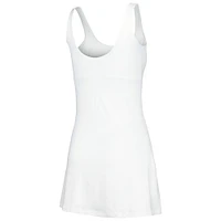 Women's ZooZatz White Clemson Tigers Logo Scoop Neck Dress