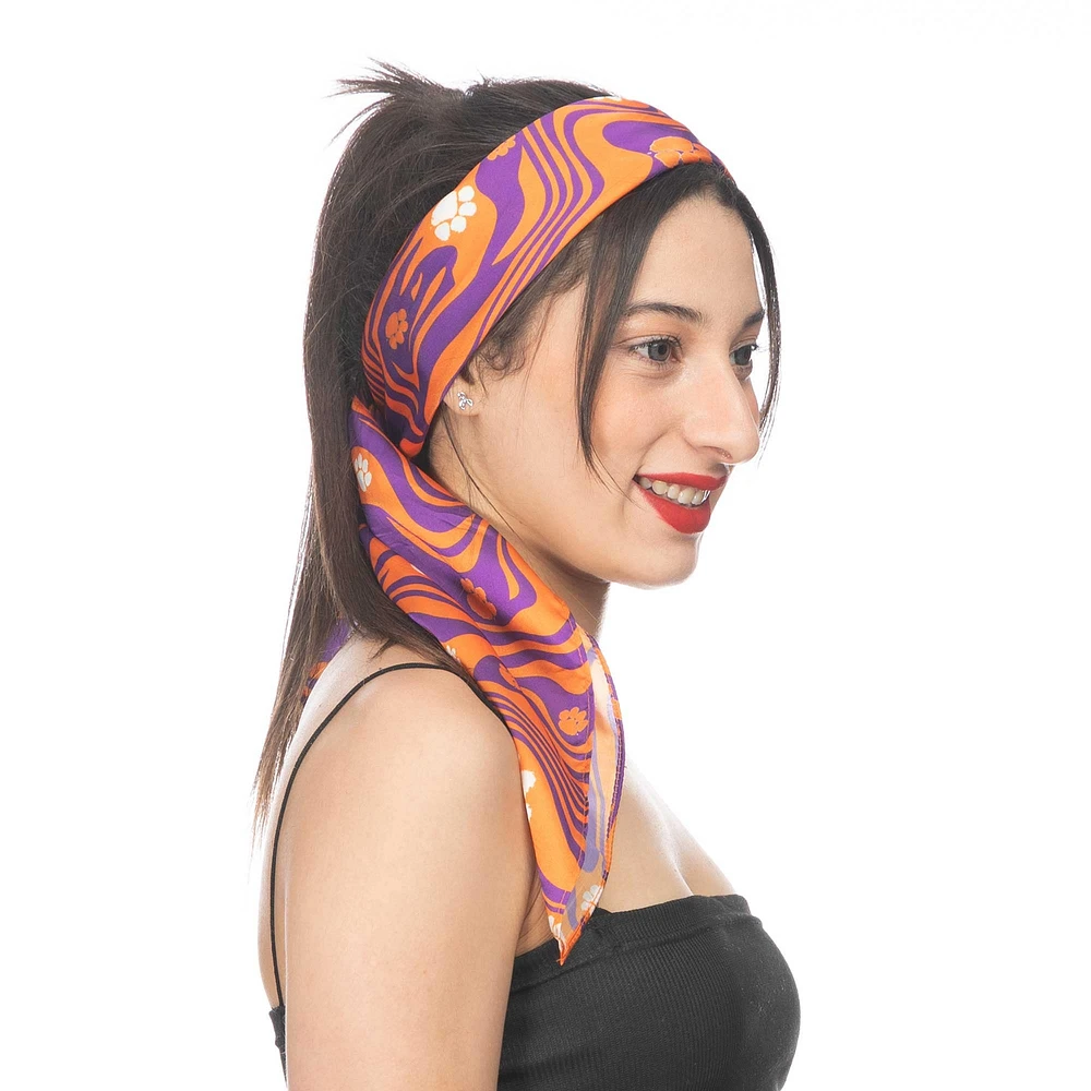 Foulard pour cheveux ZooZatz Clemson Tigers