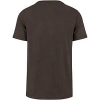 Men's '47 Brown Cleveland Browns Gridiron Classics Time Lock Franklin T-Shirt