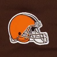 Men's Brown Cleveland Browns Big & Tall Birdseye Polo