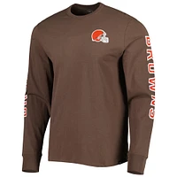 Men's Cleveland Browns '47 Brown Franklin Long Sleeve T-Shirt