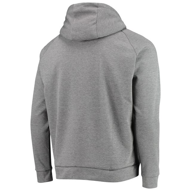Chandail à capuchon raglan Cleveland Browns Shag Tri-Blend glissière intégrale Dunbrooke Charcoal pour hommes