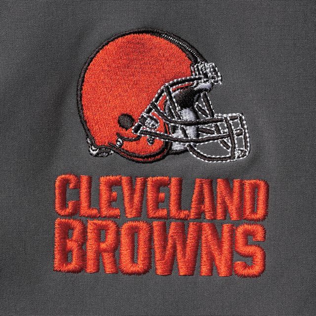 Blouson à fermeture éclair intégrale Dunbrooke Charcoal Cleveland Browns Sonoma pour hommes