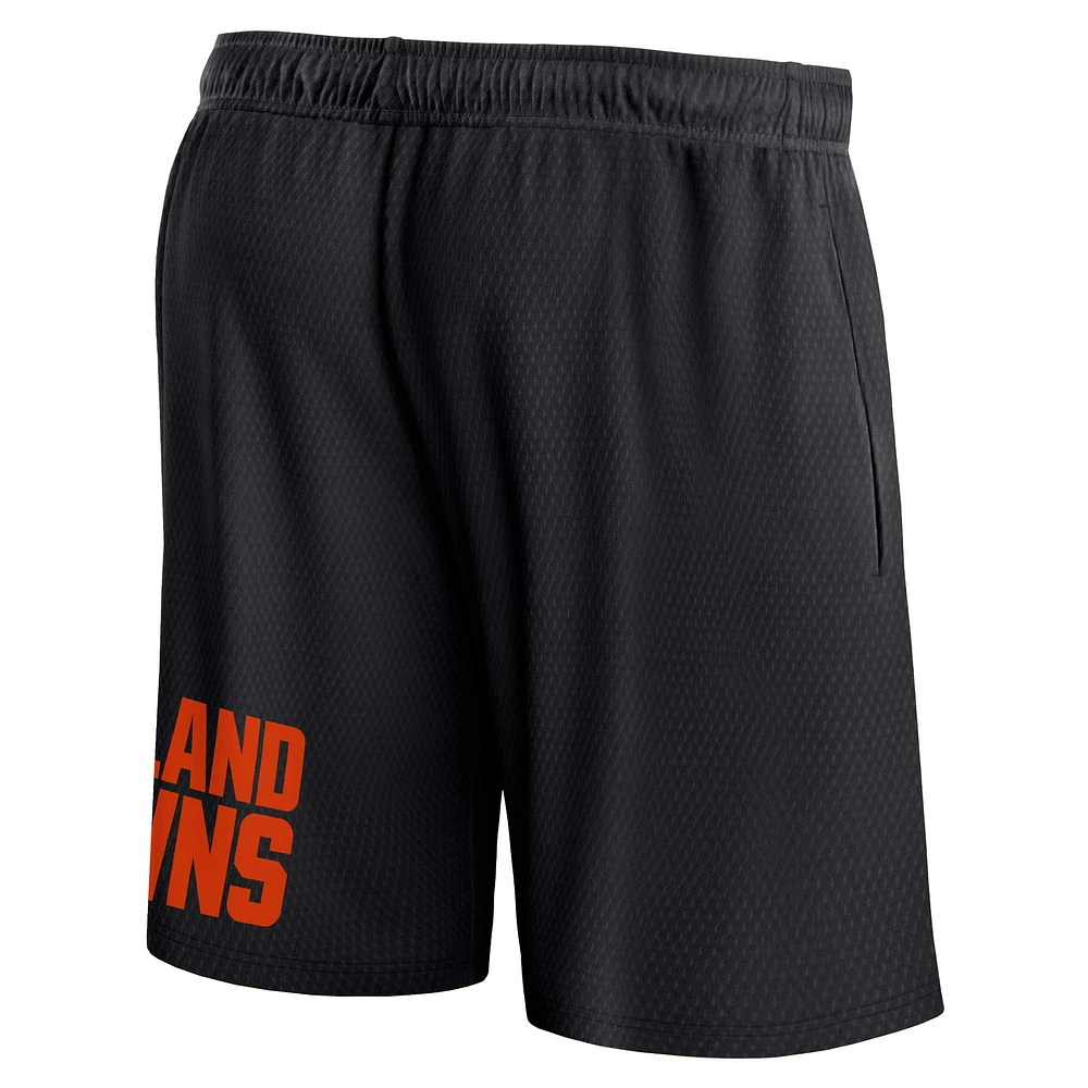 Men's Fanatics Black Cleveland Browns Clincher