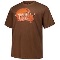 Men's Fanatics Brown Cleveland Browns Big & Tall Coordinate T-Shirt