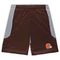 Men's Fanatics Brown Cleveland Browns Big & Tall Team Logo Shorts