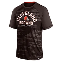 Men's Fanatics Brown Cleveland Browns Hail Mary Defender Raglan T-Shirt