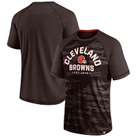 Men's Fanatics Brown Cleveland Browns Hail Mary Defender Raglan T-Shirt