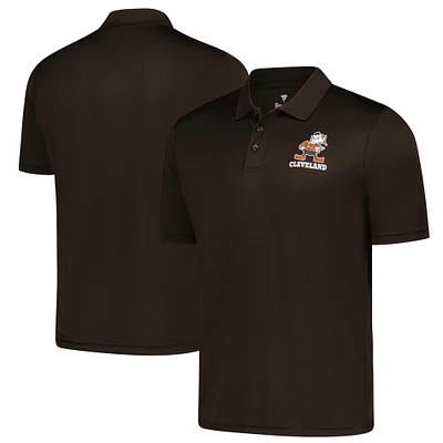 Men's Fanatics  Brown Cleveland Browns Vintage Polo