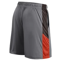 Men's Fanatics Gray Cleveland Browns Logo Shorts