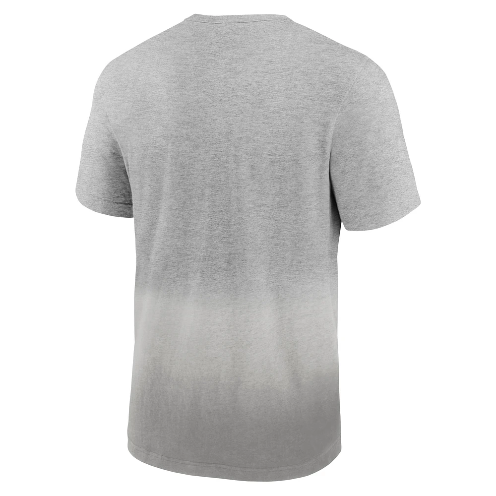 Men's Fanatics Heathered Gray Cleveland Browns Team Ombre - T-Shirt