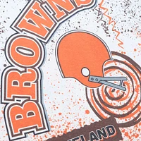 Men's Mitchell & Ness White Cleveland Browns Team Burst Sublimated T-Shirt