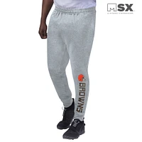 Men's MSX by Michael Strahan Heathered Gray Cleveland Browns Jogger Pants