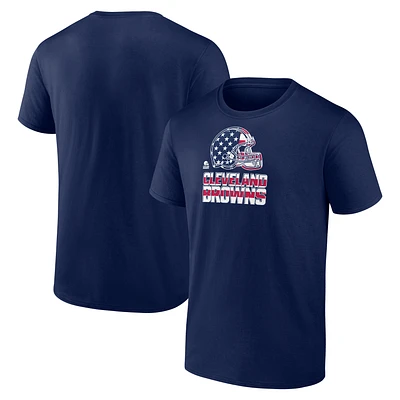 T-shirt Americana bleu marine pour homme des Cleveland Browns