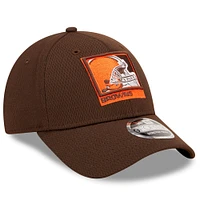 Men's New Era Brown Cleveland Browns A-Frame - 9FORTY Snapback Hat