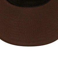 Men's New Era Brown Cleveland Browns A-Frame - 9FORTY Snapback Hat