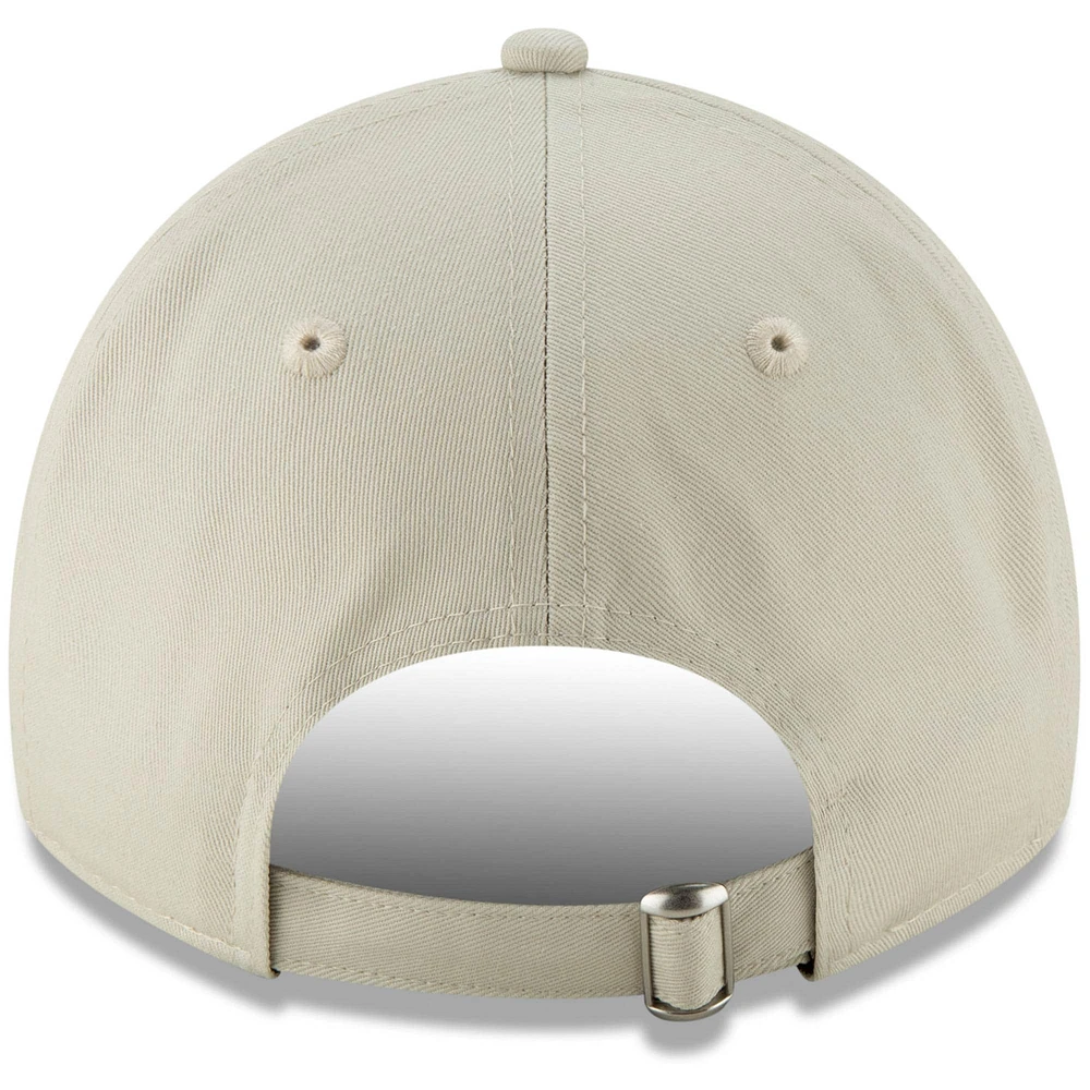 Men's New Era Khaki Cleveland Browns Historic Playmaker 9TWENTY Adjustable Hat