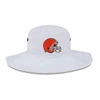 Men's New Era  White Cleveland Browns 2023 NFL Training Camp Panama Bucket Hat