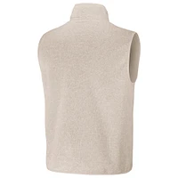 Gilet zippé pour homme de la collection NFL x Darius Rucker Fanatics Oatmeal Cleveland Browns