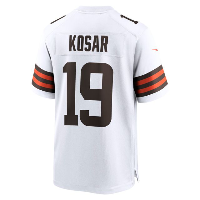 Maillot de match joueur retraité Nike Bernie Kosar des Cleveland Browns pour homme, blanc