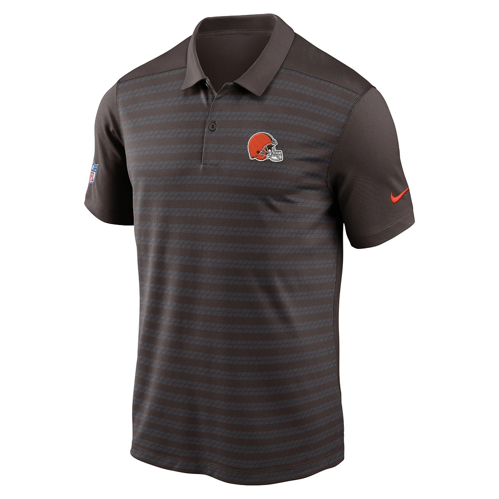 Men's Nike Brown Cleveland Browns 2024 Sideline Victory Performance Polo