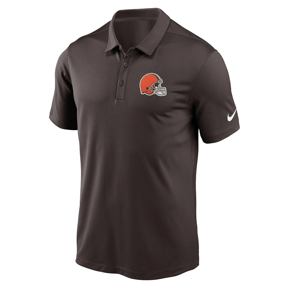 Men's Nike Brown Cleveland Browns Franchise Logo Performance Polo