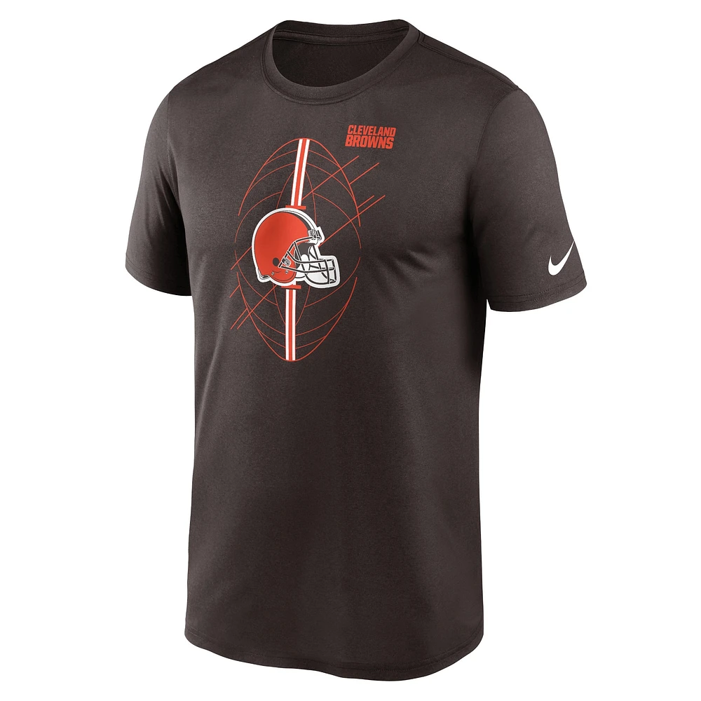 Men's Nike  Brown Cleveland Browns Legend Icon Performance T-Shirt
