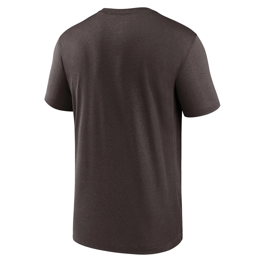 Men's Nike  Brown Cleveland Browns Legend Icon Performance T-Shirt