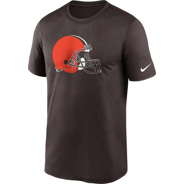 T-shirt Nike marron Cleveland Browns Logo Essential Legend Performance pour homme