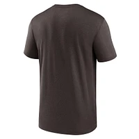 Men's Nike Brown Cleveland Browns Primetime Legend Icon Performance T-Shirt
