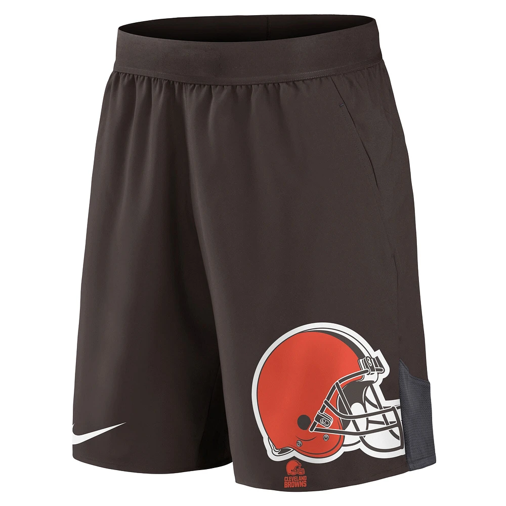 Men's Nike Brown Cleveland Browns Team Shorts