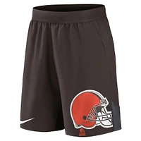 Men's Nike Brown Cleveland Browns Team Shorts