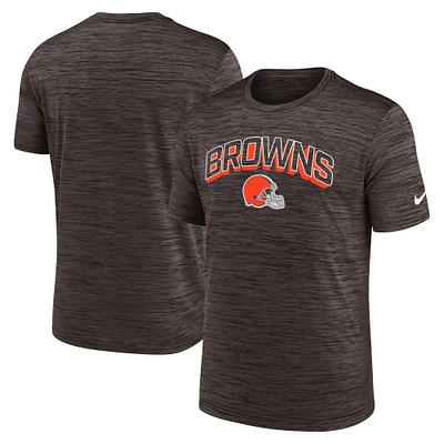 T-shirt Nike Velocity Performance marron pour homme des Cleveland Browns