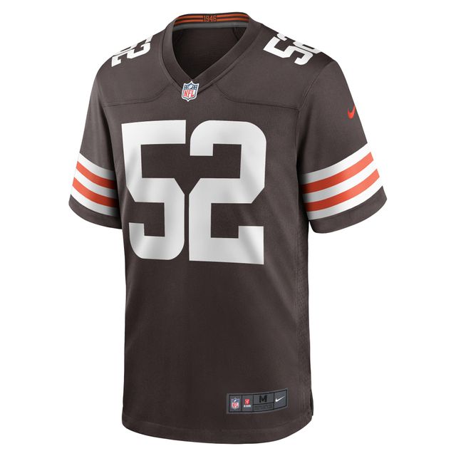 Maillot Nike Dawson Deaton Brown pour homme, joueur de match des Cleveland Browns