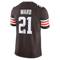Nike Denzel Ward Marron Cleveland Browns Vapor F.U.S.E. Maillot limité