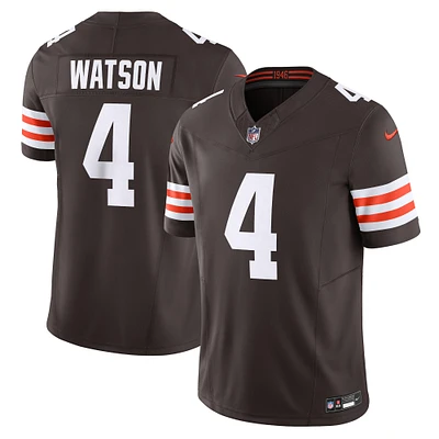 Nike Deshaun Watson pour hommes Marron Cleveland Browns Vapor F.U.S.E. Maillot limité